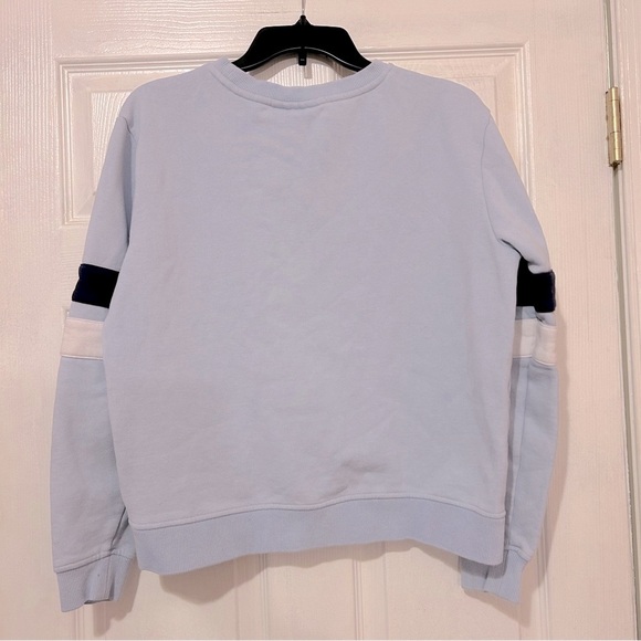 FILA Crewneck Sweatshirt Women's Blue Size Large Long Sleeve - Picture 2 of 8